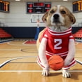 thumbnail image 3 of mdesiwst Dog Basketball Player Costume Funny Outfit with 3D Ball Cute Pet Basketball Apparel for Cosplay Photoshoot Festive Costume, 3 of 6
