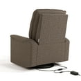 thumbnail image 6 of Storkcraft Santos Deluxe Nursery Power Recliner Swivel Glider, Mountain Brown Boucle, 6 of 14