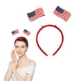 thumbnail image 1 of Yanonmyfd Argentina Flag Headbands Football Fan Flags Headbands Soccer Sports Events Hairbands World Cup Party Hair Accessory for Women Flag Decorations for Sports Party, 1 of 11