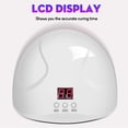 thumbnail image 6 of Caveen Nail Dryer, 48W UV LED Nail Lamp with Automatic Sensor, Portable UV Light for Gel Nail Polish, Quick-drying, 3 Timer Setting, 6 of 10