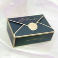 thumbnail image 3 of 10PCS Creative Wedding Candy Box Hollow Design Box Gift Box Party Favor for Wedding Anniversary Birthday BLUE, 3 of 6