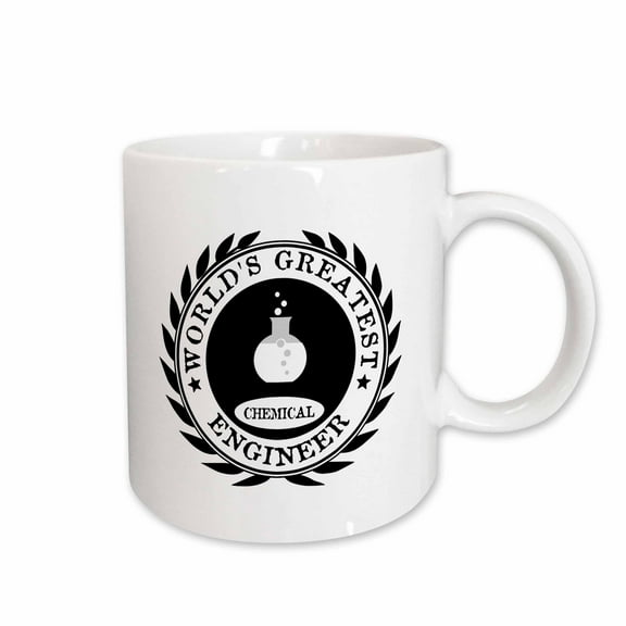 3drose, Worlds Greatest Chemical Engineer Award. Fun Job Pride Work Gifts, 15oz Mug