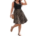 thumbnail image 4 of WellSize Plus Size Women Tank Dresses Summer Sleeveless Crew Neck Sundresses Casual Beach Dress with Pocket, 4 of 8
