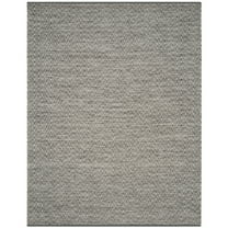 SAFAVIEH Montauk Bayram Chevron Cotton Runner Rug, Ivory/Dark Grey, 2'3" x 9'