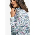 thumbnail image 3 of Ellos Women's Plus Size Long Sleeve Button-Down Shirt Oversized Tunic Blouse, 3 of 6