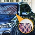 thumbnail image 3 of Beautiful Fish Scales Car Windshield Sun Shade Foldable Car Front Window Visor Heat and UV Protection 53x23.5, 3 of 8