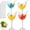 4 PCS, variant on Bird Shaped Wine Glass, 5oz with Straw, Crystal Cocktail Cup for Champagne Parties