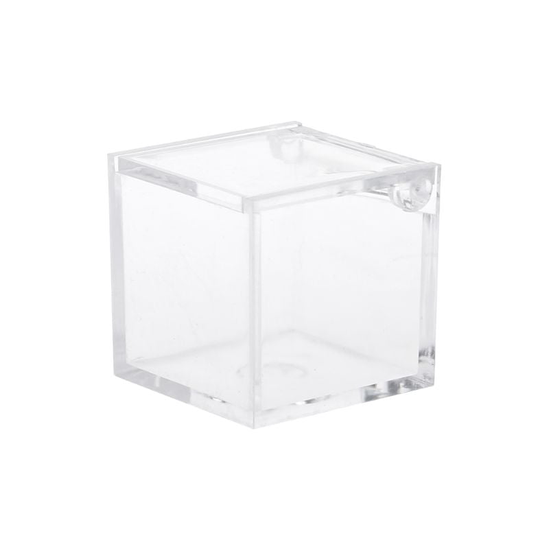 7cm Cube Clear PVC Box for Party Gift Wedding Favors Candy Jewelry Packing 