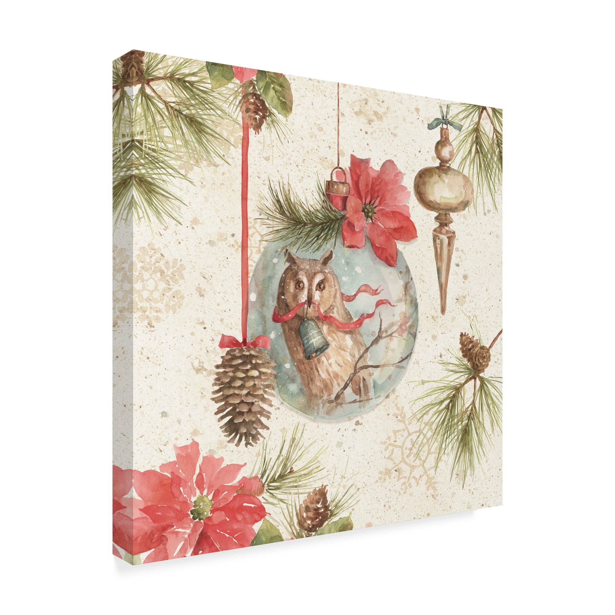 Trademark Fine Art 'Woodland Holiday II' Canvas Art by Lisa Audit