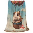 thumbnail image 2 of Susaid Hot Air Balloon Guinea Pig Print Microfiber Cleaning Cloth, Multi-Functional Cleaning Towels, Highly Absorbent Cleaning Rags,Cleaning Cloths for Car Kitchen Home-50"x40", 2 of 7