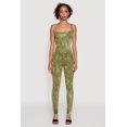 thumbnail image 2 of Womens Trendy Acid Wash Sleeveless Square Neck Jumpsuit, 2 of 4