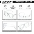 thumbnail image 3 of Gafas de seguridad konqkin Nurses, antivaho, transparentes, 3 of 6
