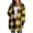 01#Yellow, variant on Dwralegc Jackets for Women Plaid Fleece Zipper Jacket Hooded Christmas Coats Casual Warm Winter Outerwear Sherpa Fuzzy Jackets with Pockets Clearance Khaki L