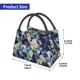 thumbnail image 2 of Fotbe Abstract Blue Squares Bolsa Térmica Portátil con Estampado, Bolsa de Entrega de Alimentos Aislada, Bolsa Reutilizable de Gran Capacidad para Comidas y Supermercado, 2 of 6