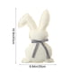thumbnail image 3 of Decoraciones de Pascua, adornos de Pascua, regalos de Pascua. Cojín decorativo de lino con forma de conejito de Pascua y cojín decorativo de lino para decoración del hogar. Cojín decorativo de poliést, 3 of 6