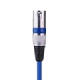 thumbnail image 2 of Cable de audio XLR de 3 pines macho a hembra M/F Shield para amplificador mezclador de micrófono, 2 of 9