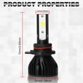 thumbnail image 2 of BSBSDJB For Dodge Challenger 2015-2020 LED Automotive Headlight Bulbs High Low Beam, 2 of 10