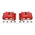 thumbnail image 4 of TRQ Front Performance Brake Caliper Set Red Compatible with 2004-2008 Ford F-150 2004 F-150 Heritage 2006-2008 Lincoln Mark LT, 4 of 4