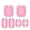 Clear Pink, variant on Case for Nothing Headphone (a)2026, TPU Clear Ear Cups Cover Shell Covers Replacement