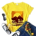 thumbnail image 4 of Harajuku Twin Peaks T-shirts women's clothing summer 2022 news Vintage Aesthetic Yellow T Shirt Casual O-neck Tshirts, 4 of 5