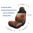 thumbnail image 2 of Car Seat Covers Are Protected From Dust And Spillage And Elastic Straps Are Easy To Install For Easy Car Suv Truck Delivery Autumn Leaves Closeup 2 Pcs, 2 of 8