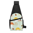 thumbnail image 3 of Disketp Sling Backpack,Multipurpose Crossbody Shoulder Bag Travel Hiking Daypack-Mushroom Bee, 3 of 6