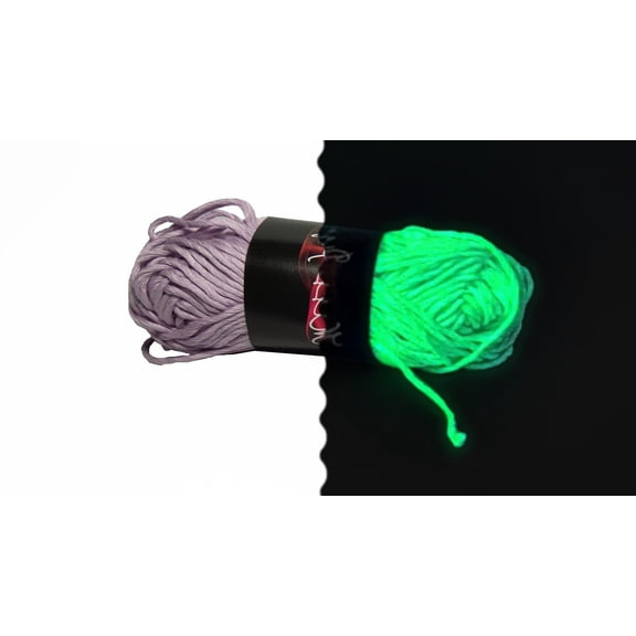 Glow in the Dark Yarn - 2200 inches - Purple