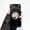 Black, variant on For iPhone 14 Phone Case,With 360° Rotatable Ring Kickstand,Built-in Camera Lens Protector,With Back Circular Make-up Mirror Design,Shokcproof Non-Slip Rugged Phone Case,Winered