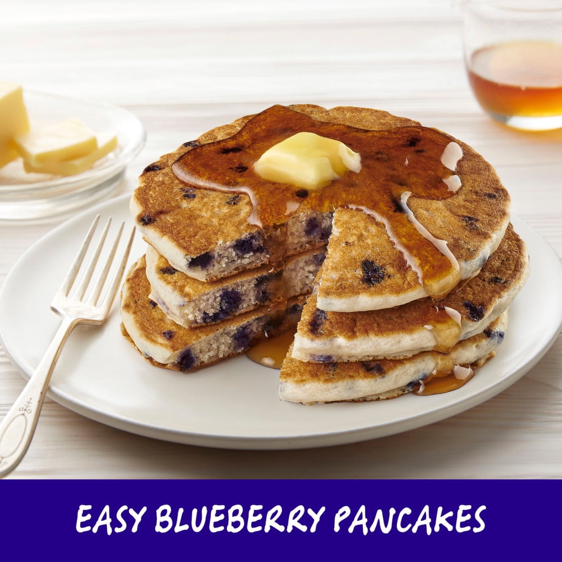 (8 pack) Betty Crocker Bisquick Shake 'n Pour Pancake Mix, Blueberry Flavored, 11.4 oz