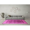 thumbnail image 3 of Ahgly Company Indoor Rectangle Oriental Pink Traditional Area Rugs, 7' x 10', 3 of 4