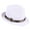 512_White, variant on Panama Hats for Women and Men Fedora Hat Breathable Soft Cool Jazz Summer Outdoor Beach Sun Cap Fedora Red