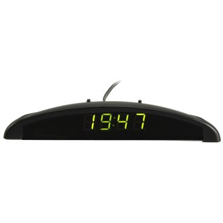 Car Thermometer Digital Clock DC 12V Automobile Clock LED; ECVV,SA –