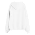thumbnail image 7 of Girls Boys Full Zip Up Hooded Sweatshirt Fleece Lined Jacket Oversized Drop Shoulder Hoodie Solid Basic Sweatshirts Outerwear, 7 of 7