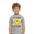 thumbnail image 2 of Wild Bobby 100th Day of School Retro Cute Smiley Face, 100 Days of School 2024 2025 Design for Kids Youth Boys Girls School Toddler Crew Graphic T-Shirt, 2 of 6