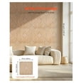 thumbnail image 5 of 3D Wall Panels 12-Pack, 19.7x19.7in PVC Wall Tiles, 32 Sq Ft Coverage - Light Wood Slat Design for Interior Decor, Living Room, Bedroom, 5 of 7