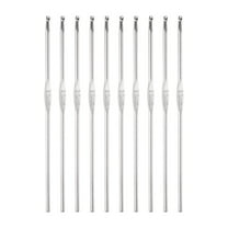 REGALWOVEN Stainless Steel Crochet Hook Knitting Needles for Craft Yarn Silver 2.5mm
