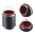 thumbnail image 3 of Collapsible Bucket, Folding Pail, Plastic Storage Box, 1 Gallon Capacity, Telescopic Design for Fishing Gear, Car Trash, Vehicle Organization, by FAJHHA, 3 of 7