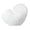 White, variant on Soft Heart Pillow Ideal for Relaxation Craft from Polyester Materials with PP Cotton Cores Living Room or Bedroom Use