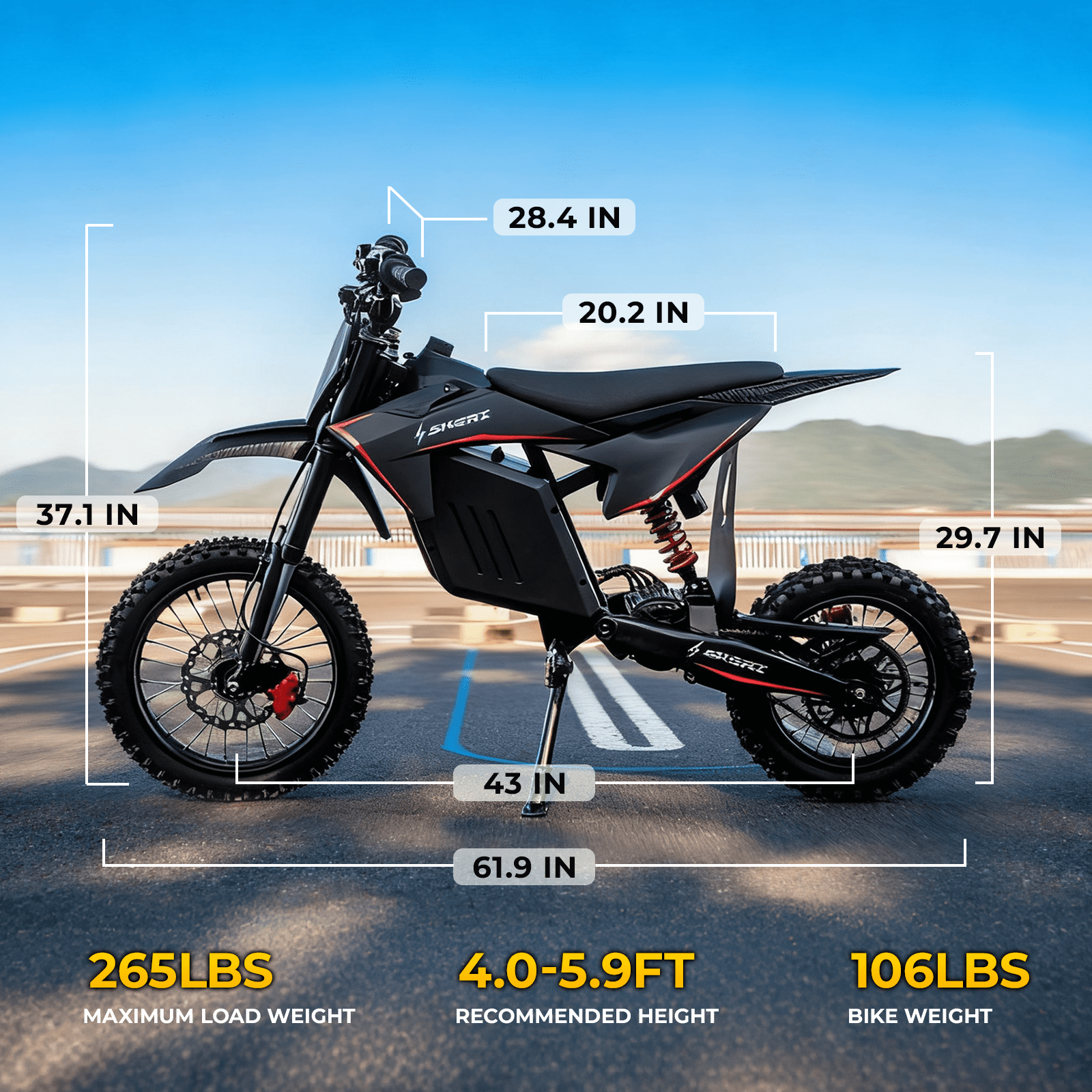 Electric Scooter Bike with Seat for Adult and Basket, Skeri Electric-Bike for Teens Adults, 14"/12" Fat Tire 2000W (Peak 3200W)