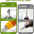 thumbnail image 3 of Dispensador de aceite, botella de aceite de oliva, botella de vinagre, dispensador de aceite de oliva de vidrio de 500ml/17OZ, rociador con boquillas para cocinar, 3 of 5