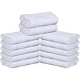 thumbnail image 6 of Gold Textiles 12 Pack White Hand Towels 16x30 Inch 100% Cotton Hotel Quality Gym & Spa Quick Drying, 6 of 7