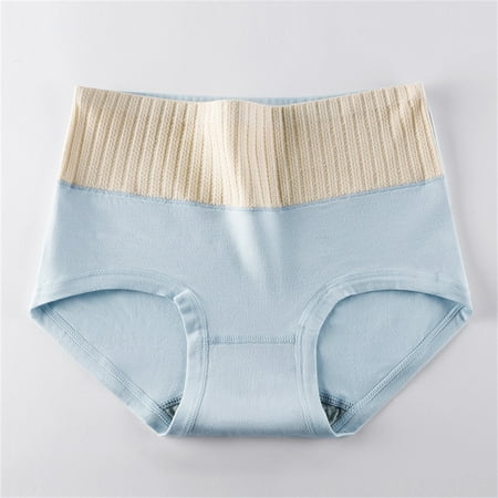 

PEASKJP Women s Cotton Underwear Briefs Comfort Womens Cotton Underwear High Waisted Briefs Soft Stretch Breathable Ladies Panties D XX-L