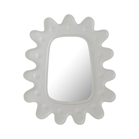 TOV Furniture Genesis Wall Mirror in White
