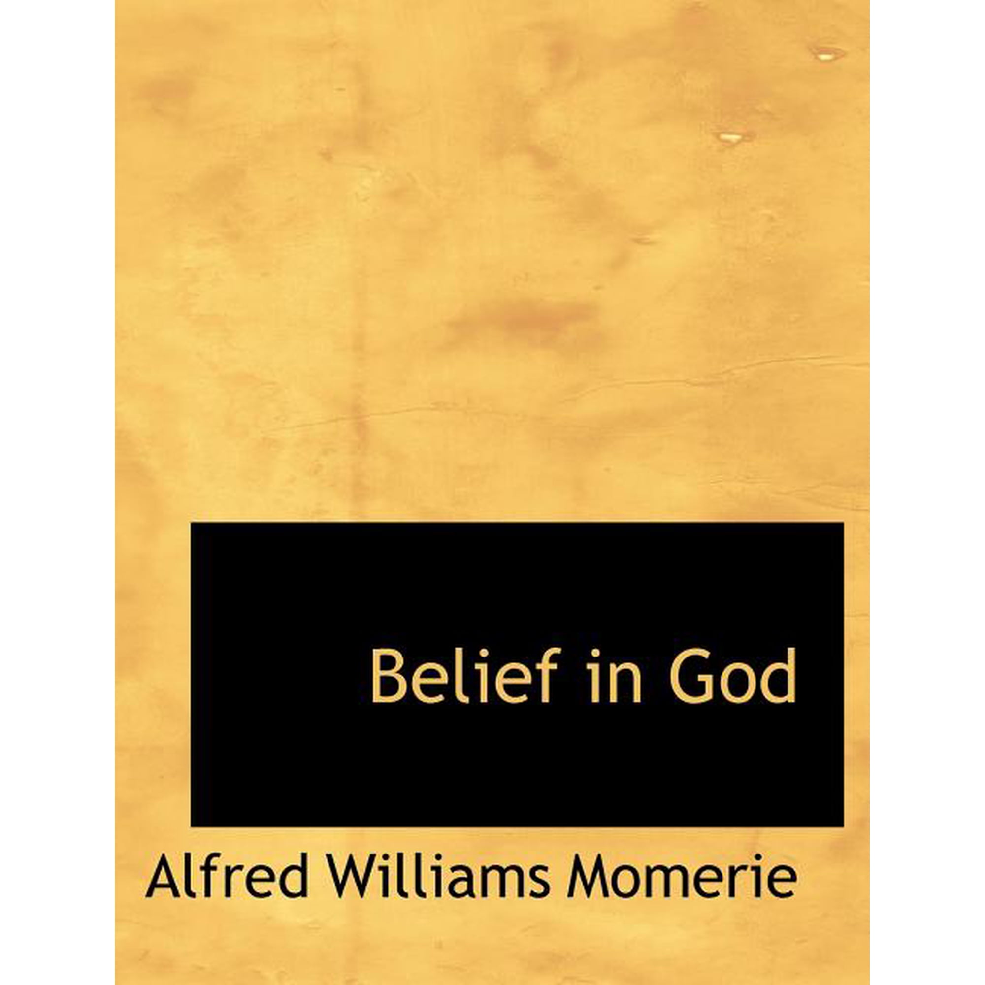 Belief in God Paperback
