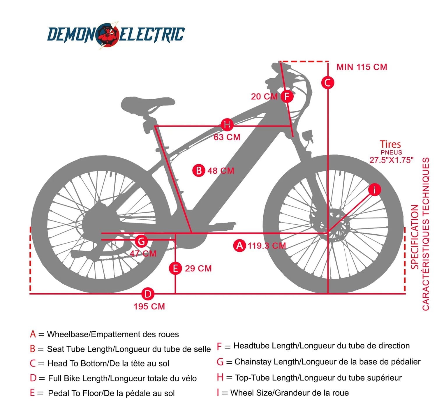 Demon Electric 27.5" Electric Bike, 350W 48V Motor Commuter eBike for Adults, 32 km/h Electric Bicycle, Shimano 9-Speed City E-Bike, Black