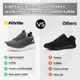 thumbnail image 6 of FitVille Wide Slip on Shoes for Men, Mens Casual Walking Shoes, Lightweight and Breathable, 6 of 6