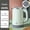 Green, variant on 0.8L Small Portable Travel Electric Kettle,Stainless Steel Double Layer Hidden Cord Storage Auto Shut Off Camping Boiler