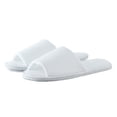 thumbnail image 2 of Slippers for Women,Men And Women Disposable Slippers Hotel Home Stay Coral Velvet Antiskid Sole Disposable Cotton Slippers,Womens Slippers,White,9, 2 of 6