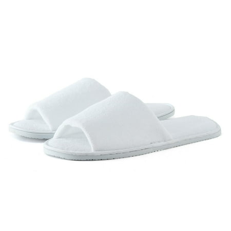 

Cathalem Men And Women Disposable Slippers Hotel Home Stay Coral Velvet Antiskid Sole Disposable Women s Memory Foam Slippers White 9