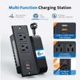 thumbnail image 4 of Regleta de alimentación DOACE empotrada con USB C de carga rápida y 2 tomas de corriente alterna, 4 of 7